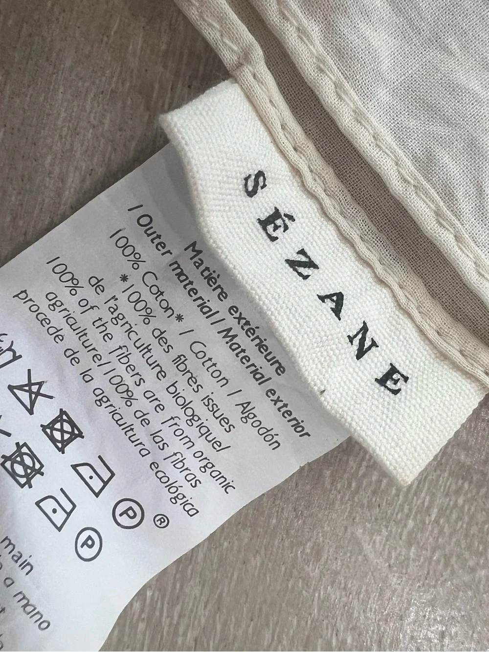 Sézane Leopard Print Cotton Scarf